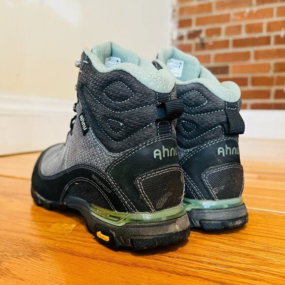 VERY NICE AHNU VIBRAM RUBBER WATERPROOF HIKING BOOTS WOMEN'S SIZE US 6.5 - Picture 3 of 16
